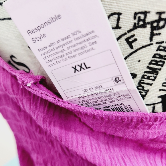 NWT Wild Fable Plus Size Plum Purple Halter Top - Picture 11 of 12